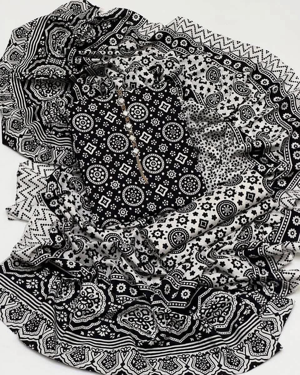 Ajrak Block Print Cotton Dresses