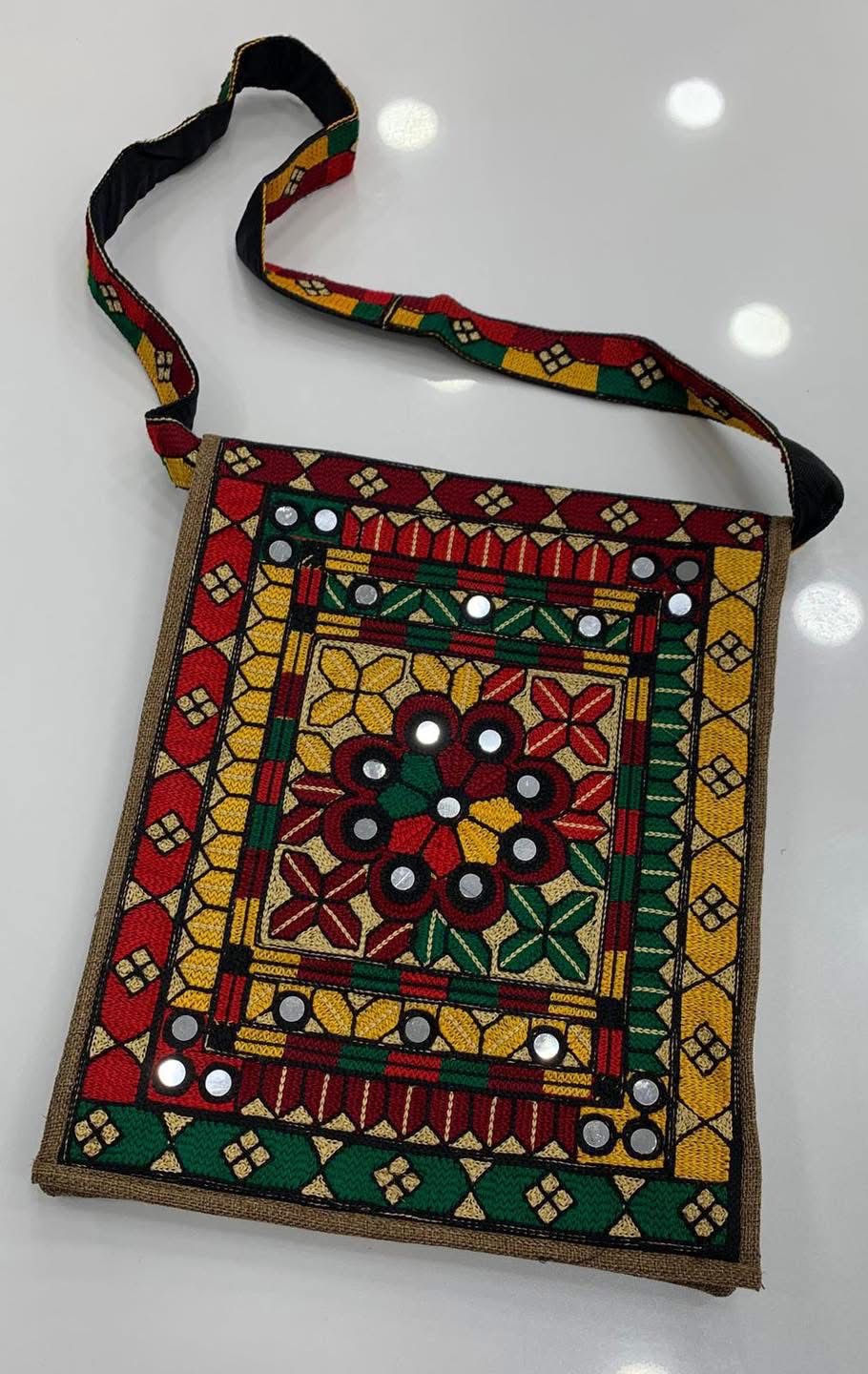 Traditional Jute Fabric File Bag