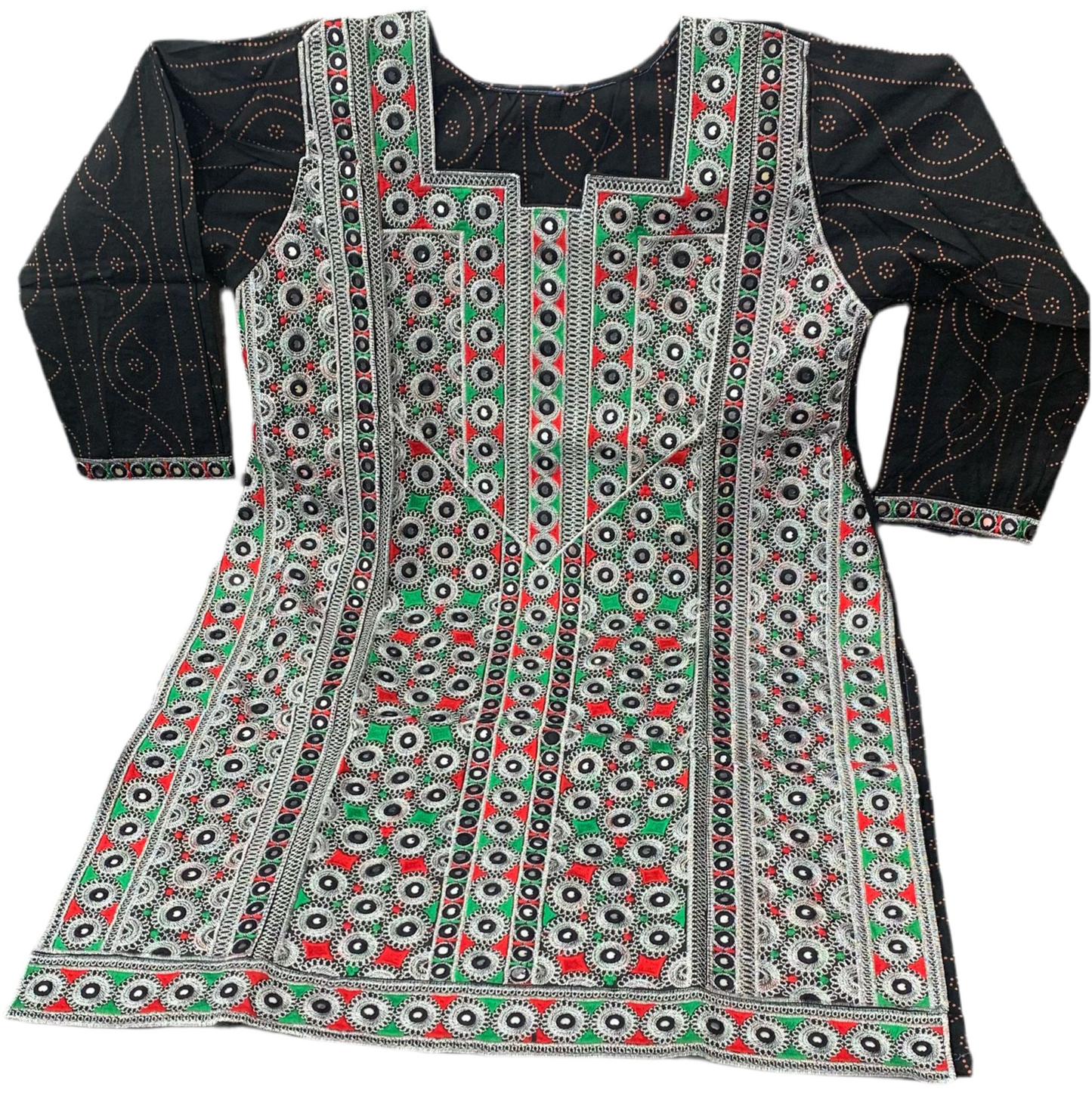 Mukka Heavy Machine Work Stitch Kurti