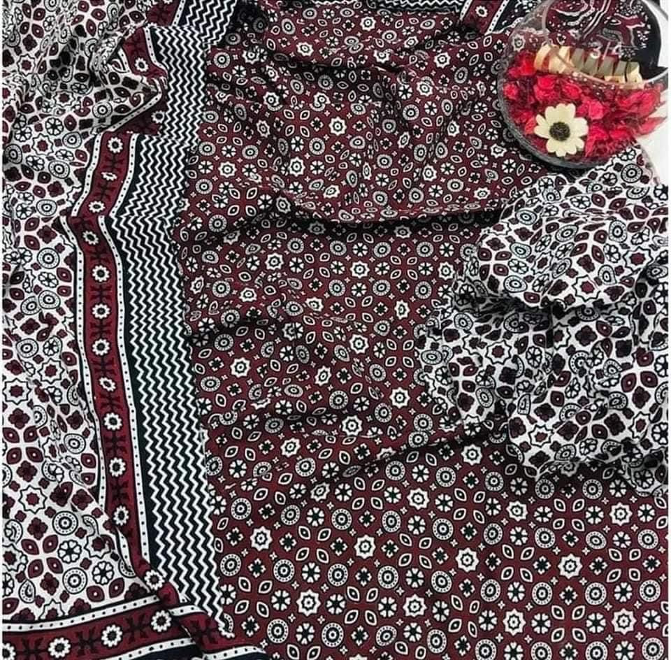 Ajrak Block Print Cotton Dresses