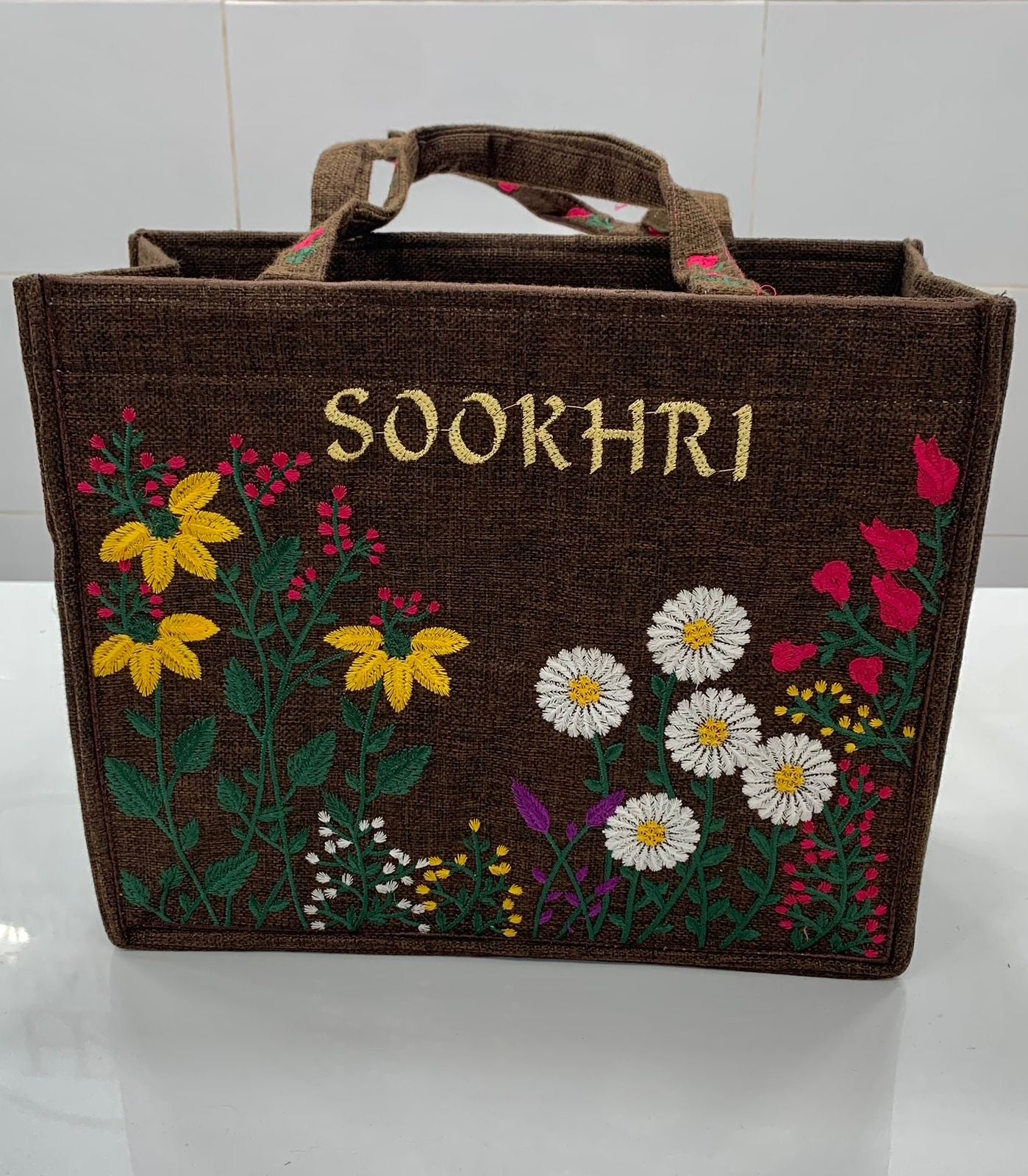 Original Sookhri Jute Fabric Handbags 👜