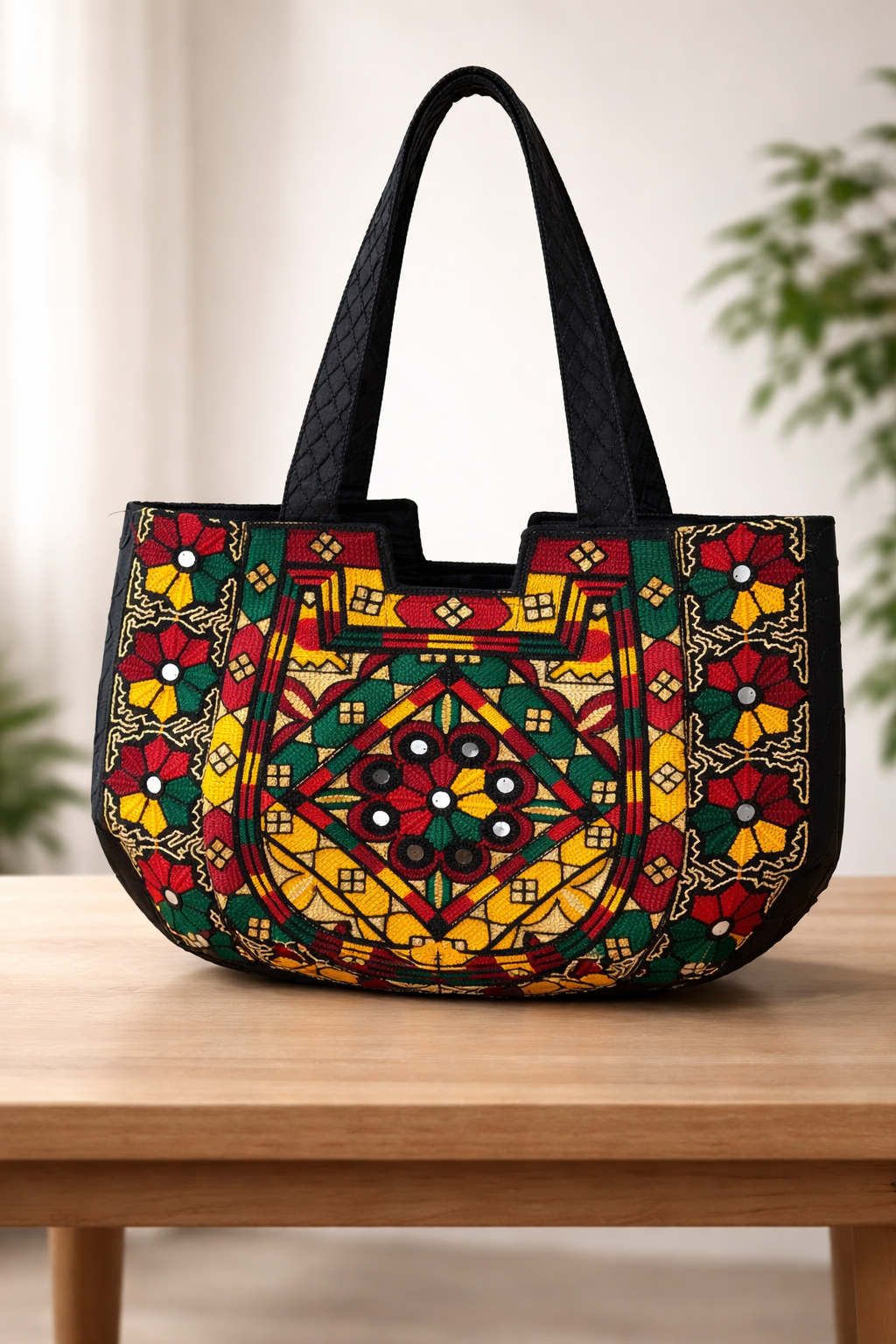 Traditional Multi Embroidered Shoulder Hand Bag π