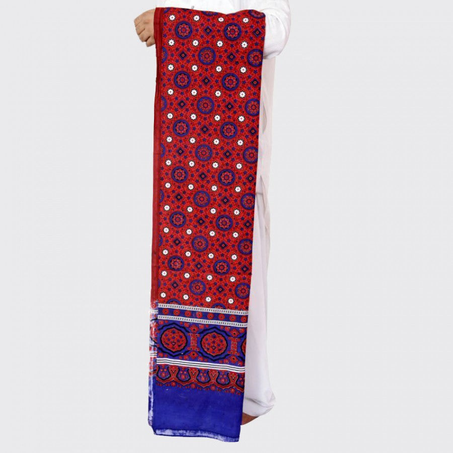 Block Print Cotton Sindhi Ajrak