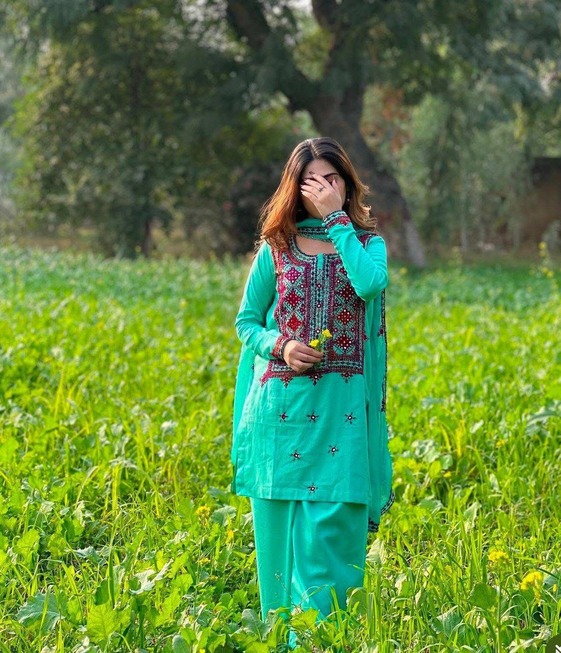 Balochi Handcrafted 3-Piece Suit with Original Mirror Work – Soft Cotton & Chiffon Dupatta
