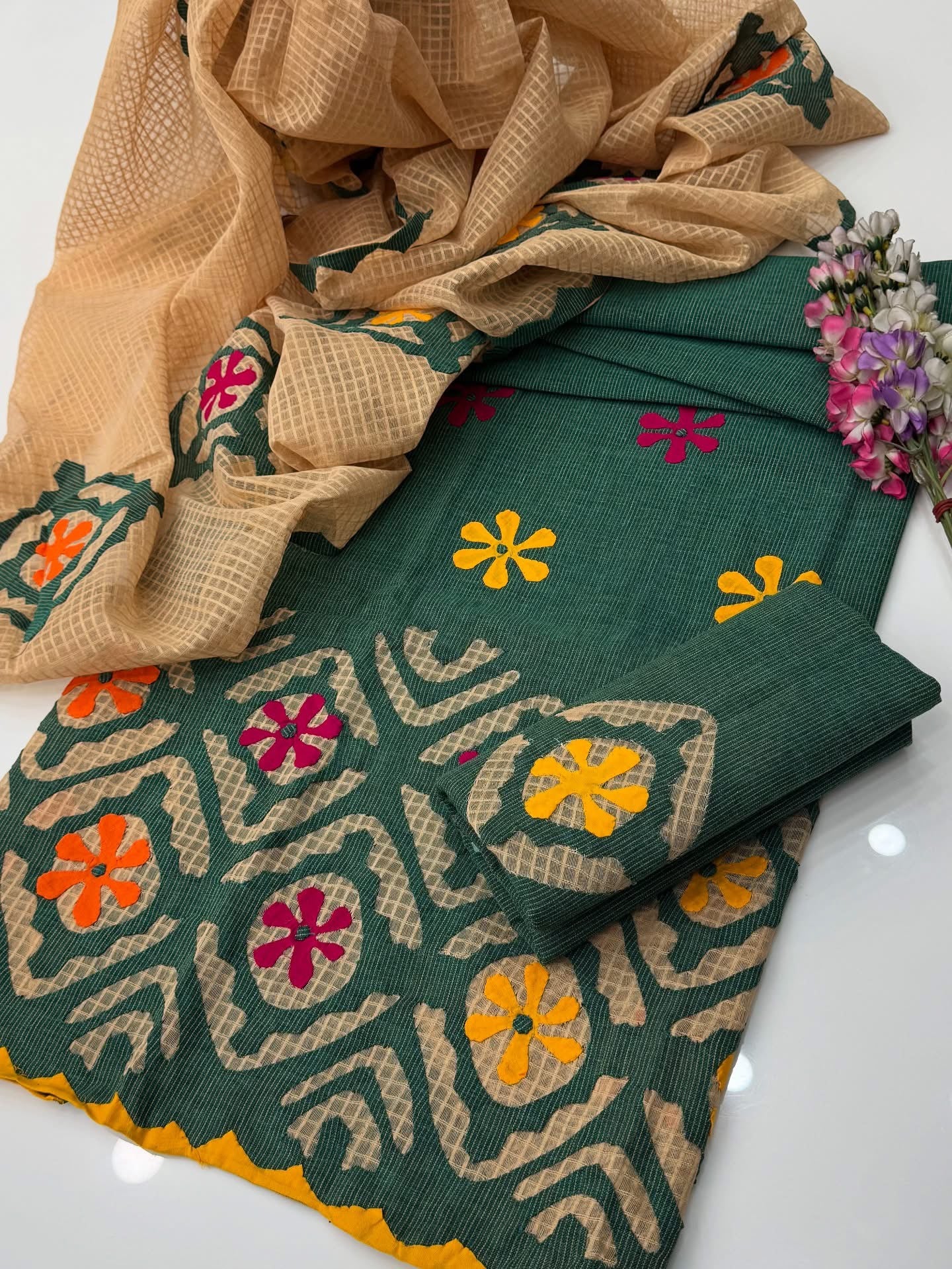 Khaadi Khaddar Applic Handmade 3pc Dress 👗