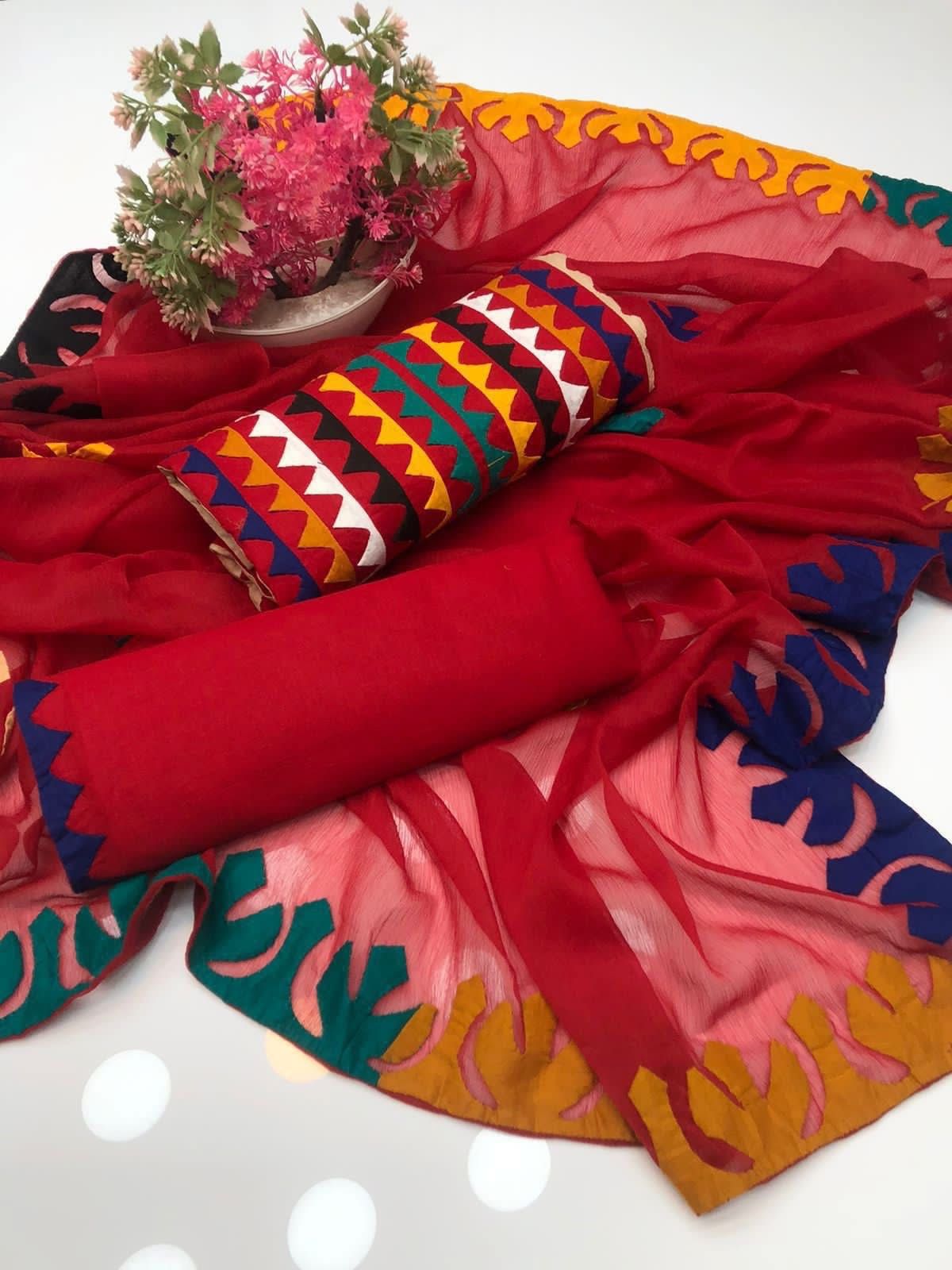 Multi Applic Handwork 3pc Dresses 👗