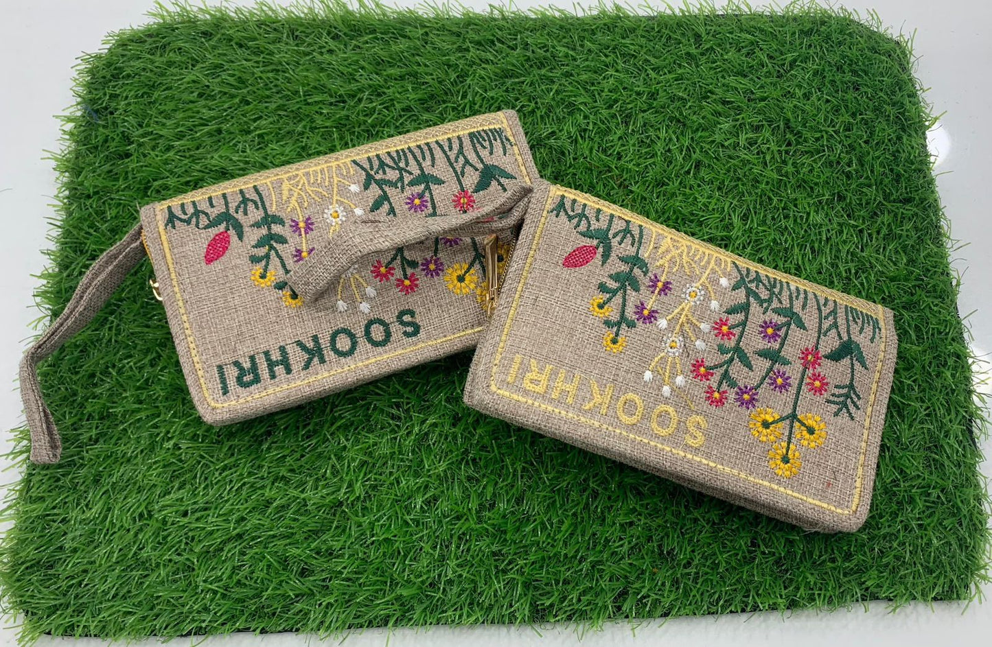 Traditional Embroidered Clutches 2pcs
