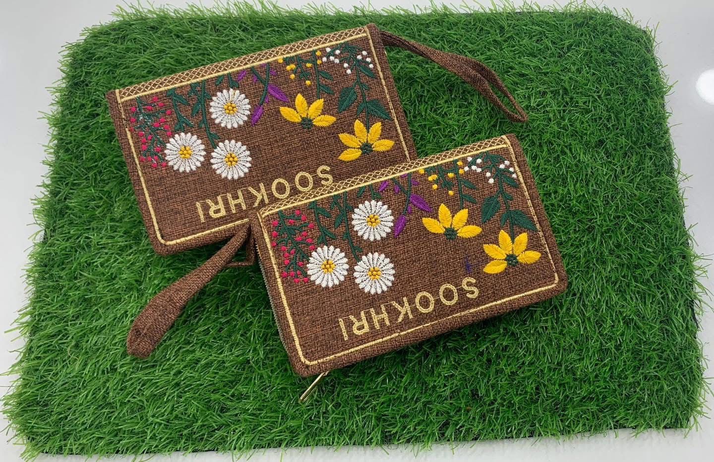 Traditional Embroidered Clutches 2pcs
