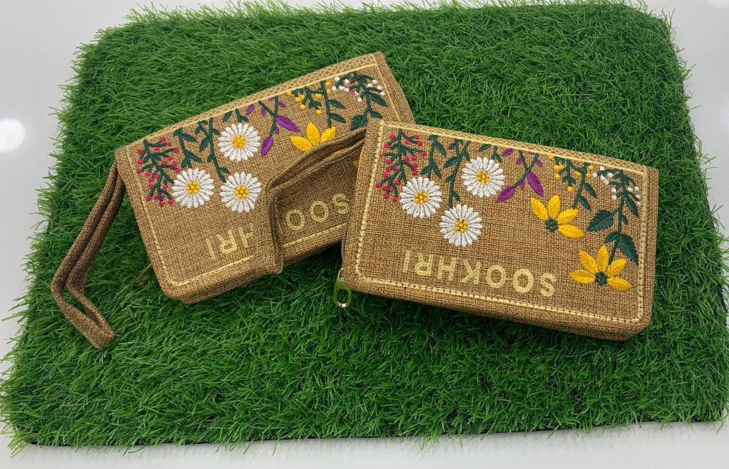 Traditional Embroidered Clutches 2pcs