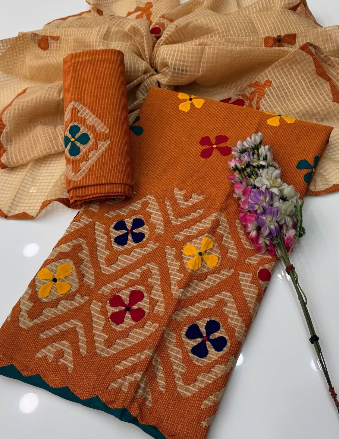 Khaadi Khaddar Applic Handmade 3pc Dress 👗