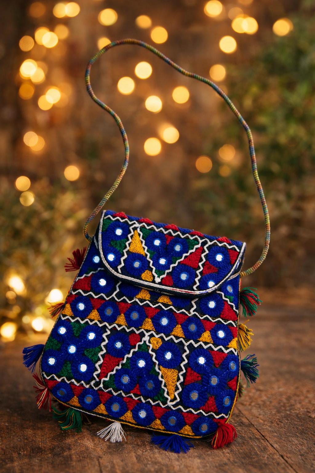 Embroidered Colorful Baby Wallet – Mini Crossbody Bag