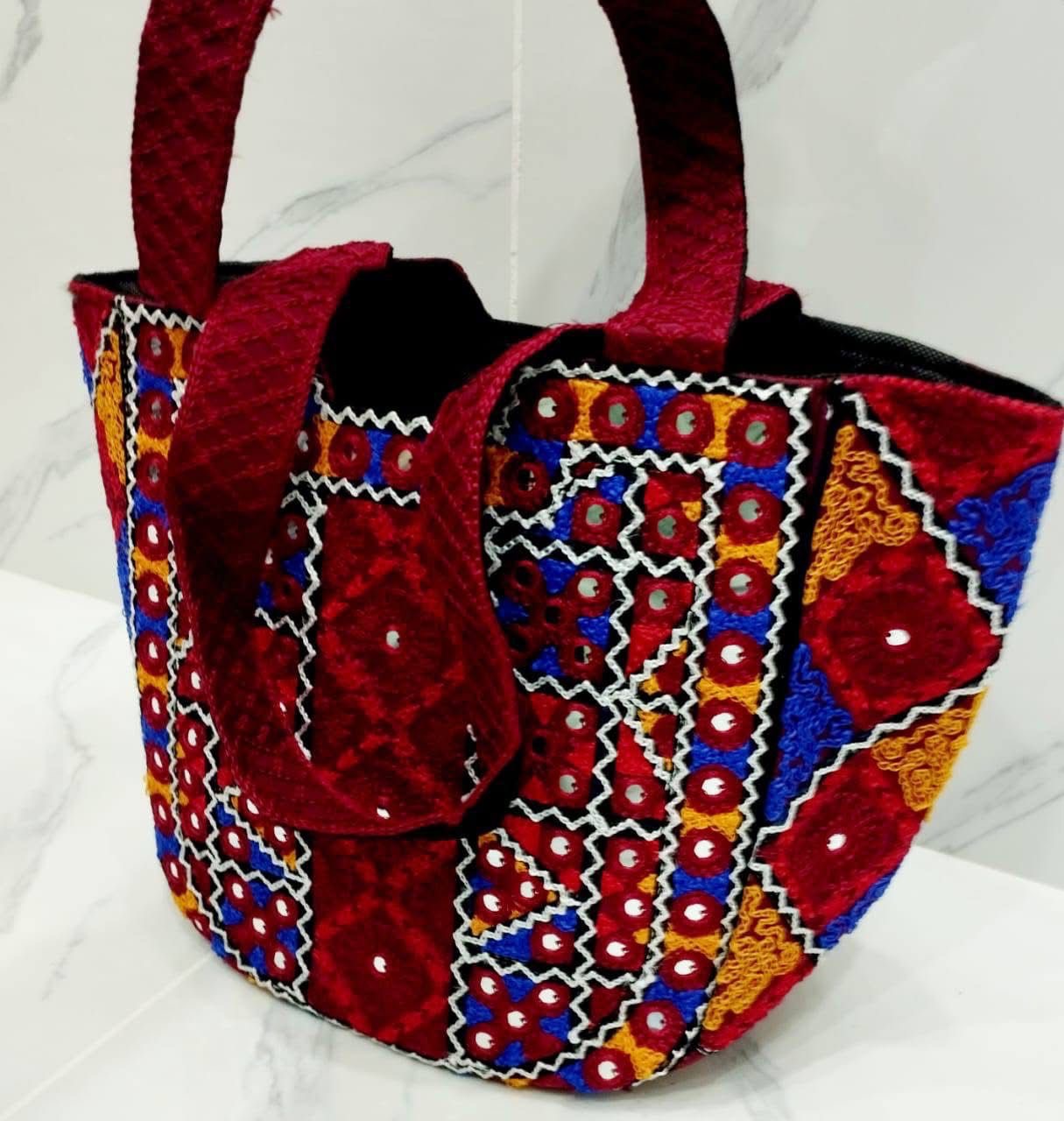 Arri Sitara Work Ladies Bag – Multi Embroidered Tote