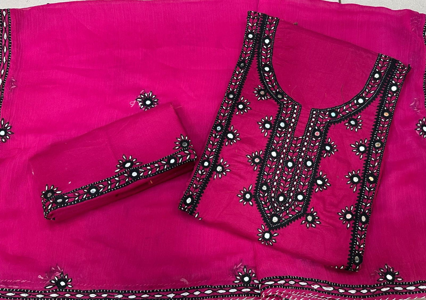 Balochi Handmade Original Mirror Work Fancy 3pc Dress 👗