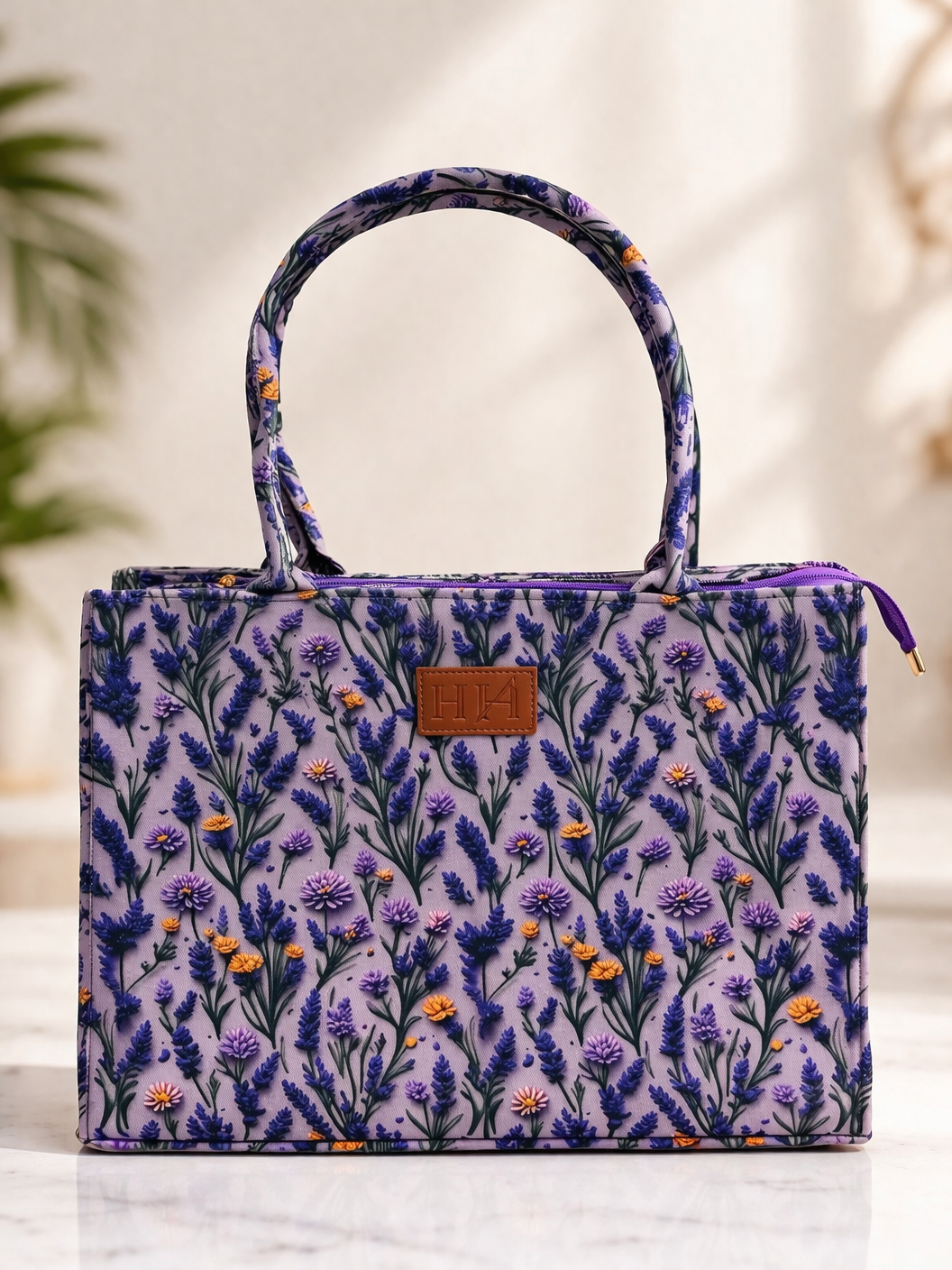 Floral Canvas Tote Bag for Women – Stylish Printed Everyday Shoulder Bag
