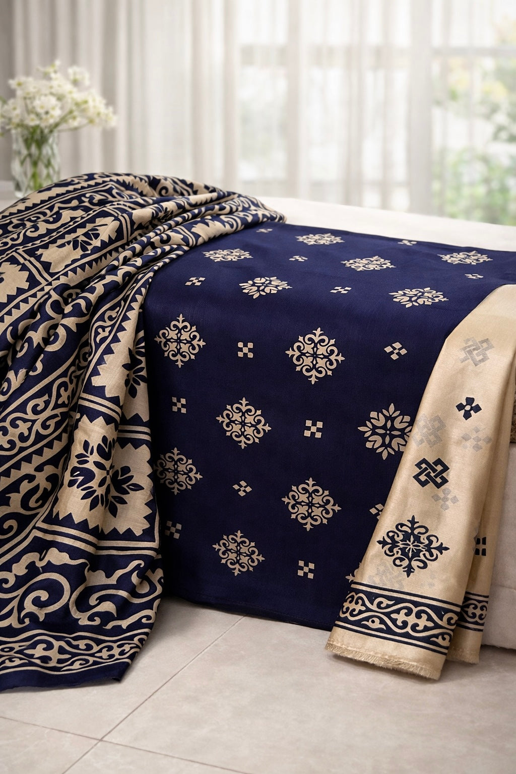 Alkaram Kasturi Premium Lawn Printed 3-Piece Unstitched Suit for Women