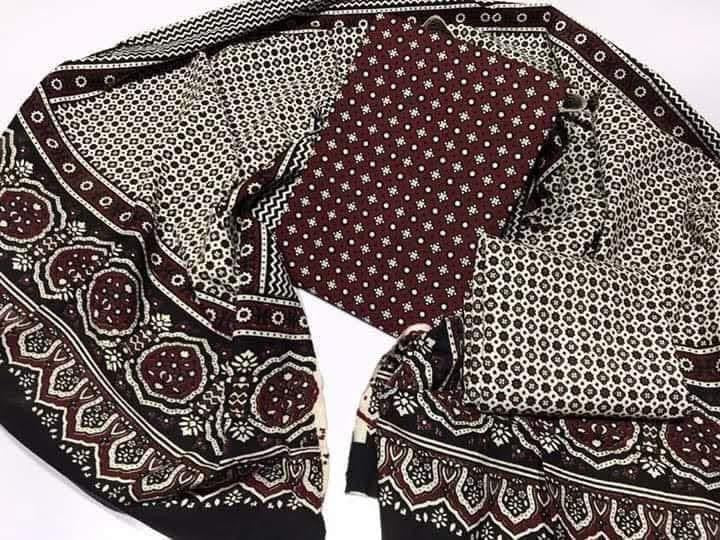 Ajrak Block Print Cotton Dresses