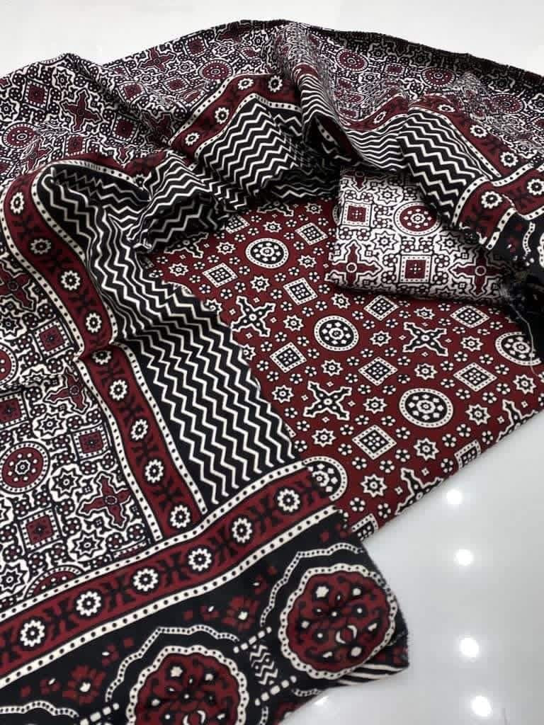 Ajrak Block Print Cotton Dresses