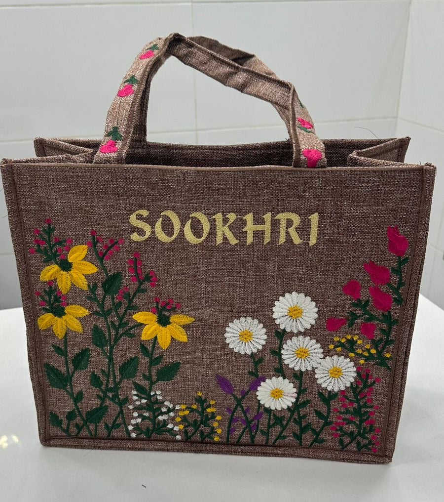 Original Sookhri Jute Fabric Handbags 👜