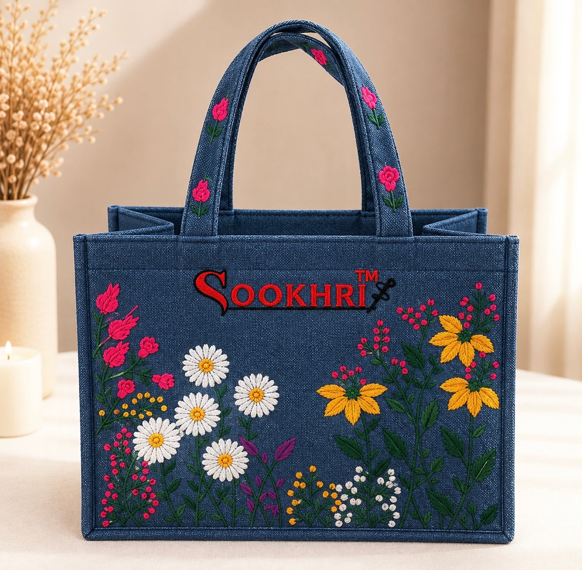 Original Sookhri Jute Fabric Handbags 👜 (Large Size)