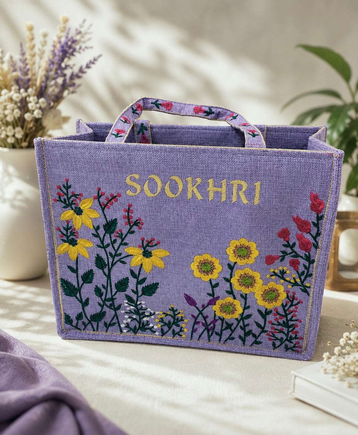 Original Sookhri Jute Fabric Handbags 👜