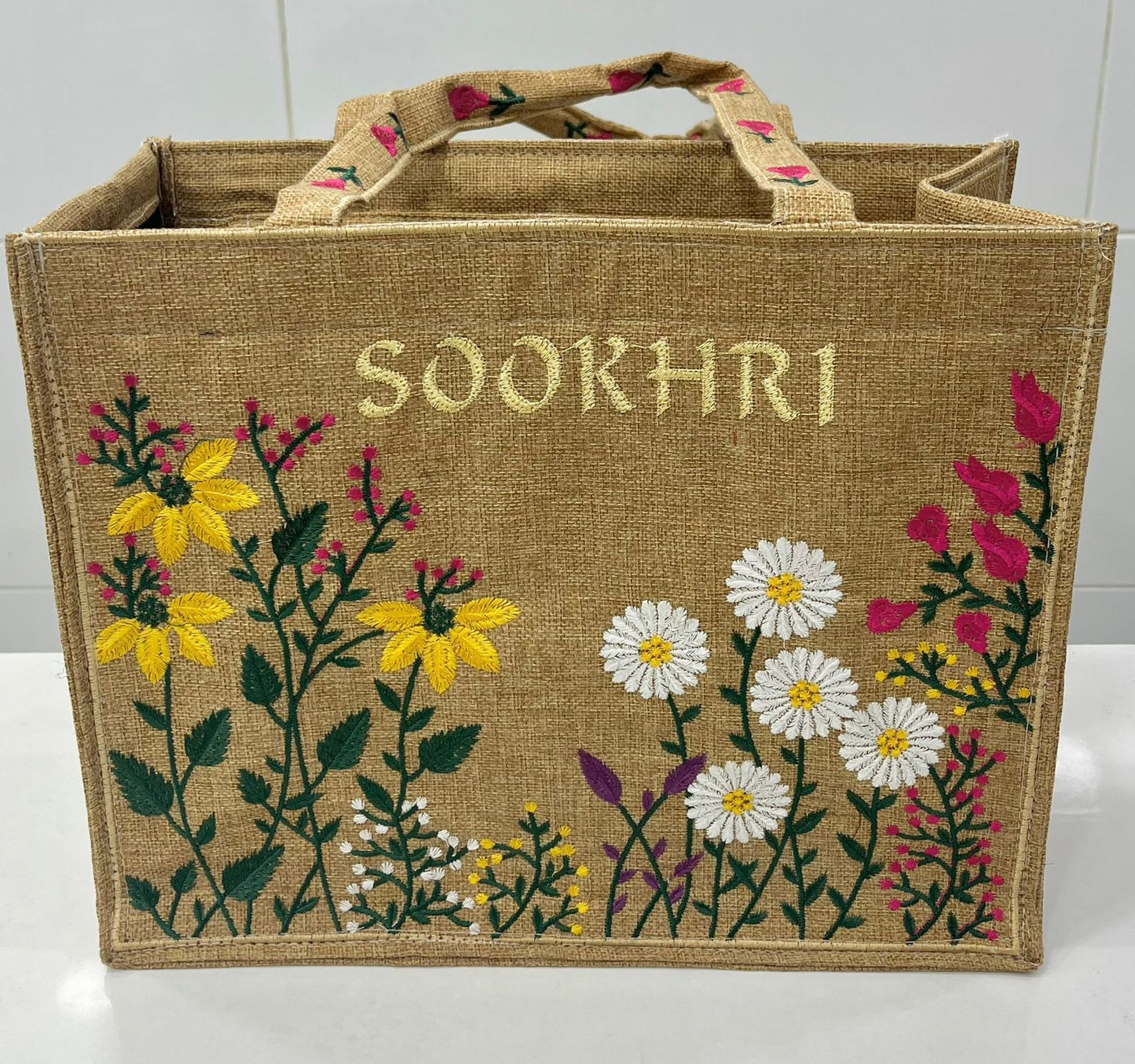 Original Sookhri Jute Fabric Handbags 👜