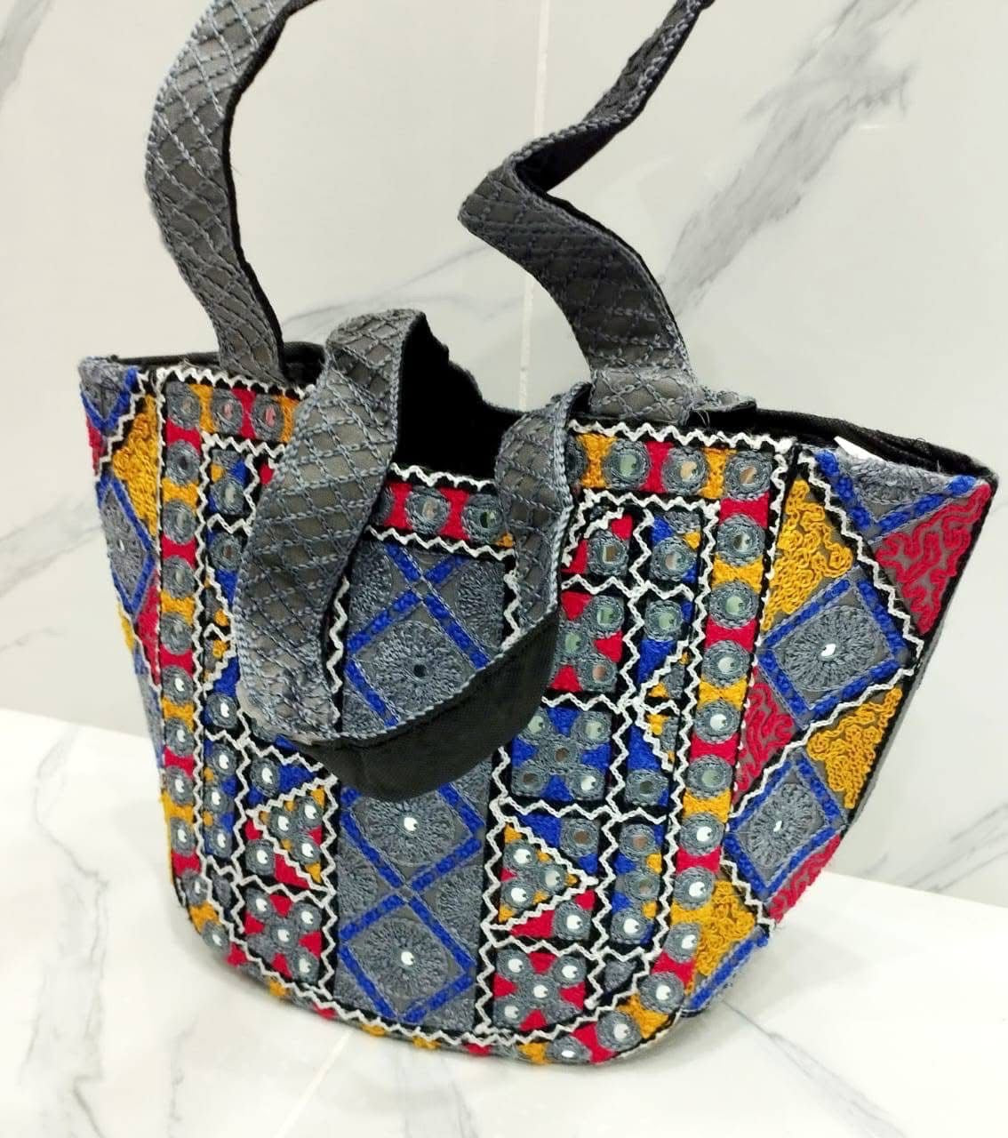 Arri Sitara Work Ladies Bag – Multi Embroidered Tote