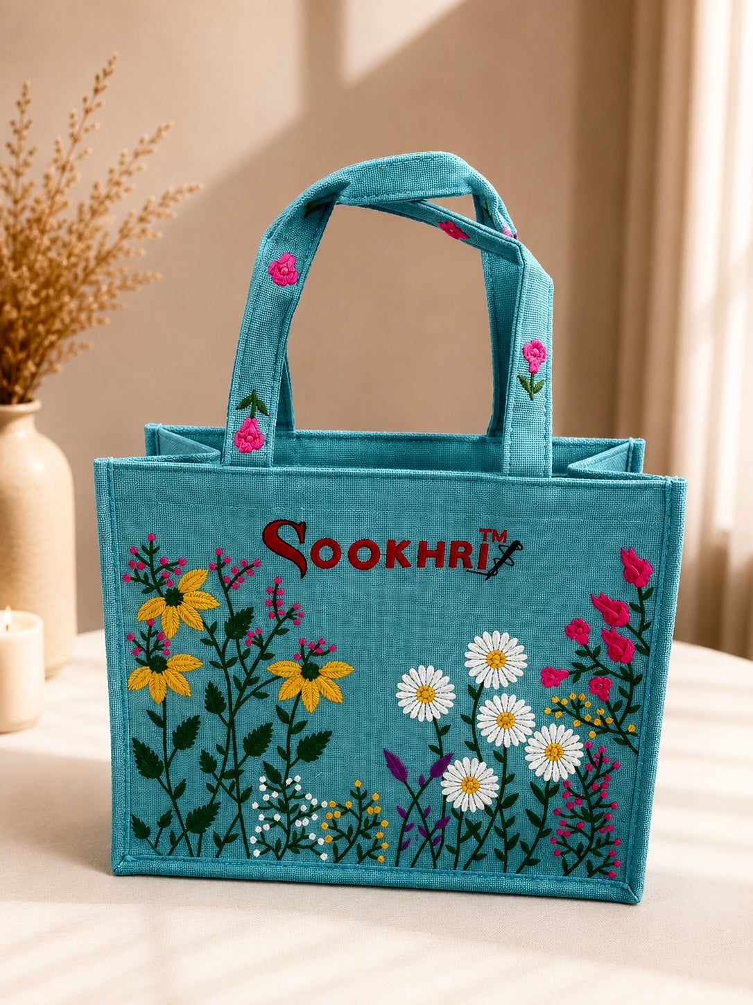 Original Sookhri Jute Fabric Handbags 👜 (Large Size)