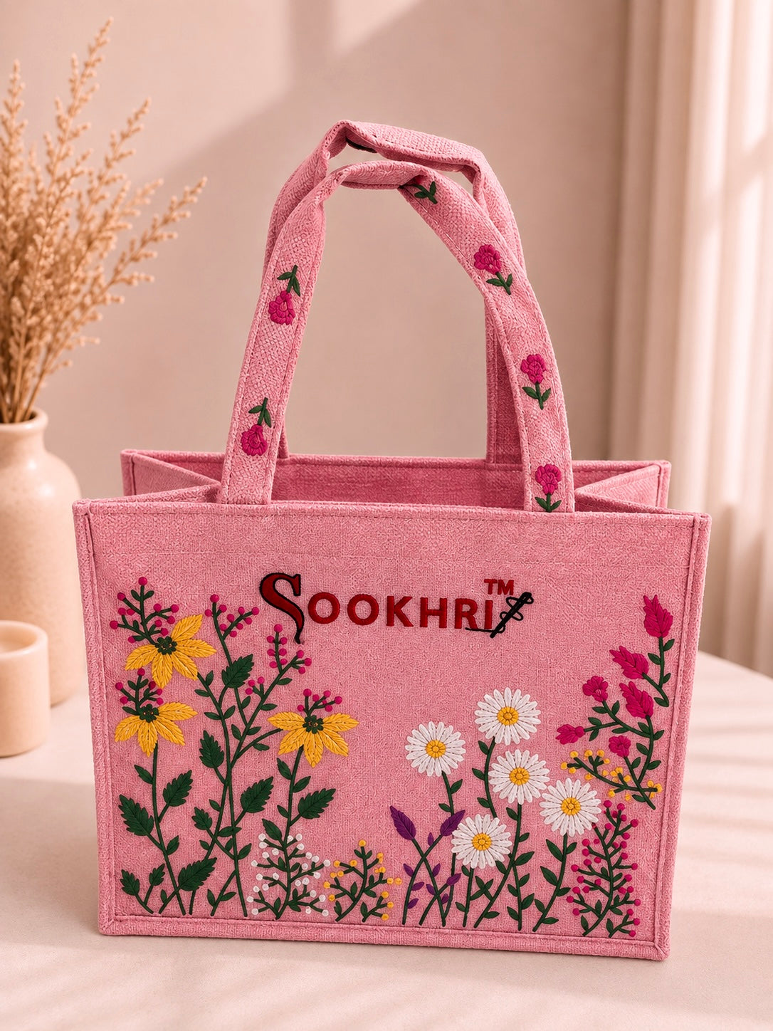 Original Sookhri Jute Fabric Handbags 👜 (Large Size)