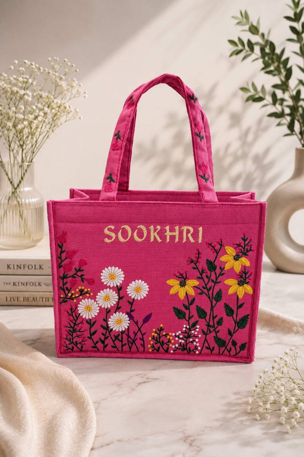 Original Sookhri Jute Fabric Handbags (Large Size)