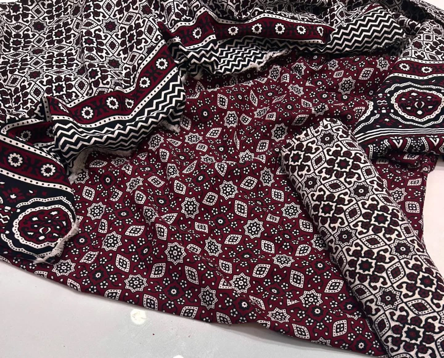 Ajrak Block Print Cotton Dresses