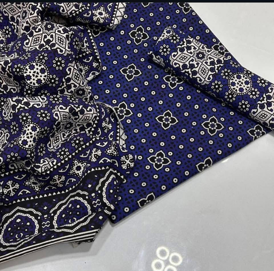 Ajrak Block Print Cotton Dresses