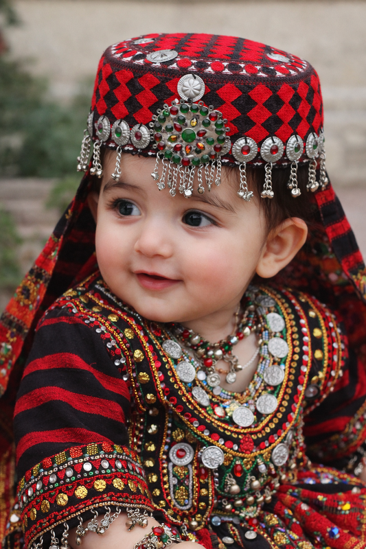 Handcrafted Traditional Embroidered Gilgiti Cap with Silver Coins Tassels (Standard Size)