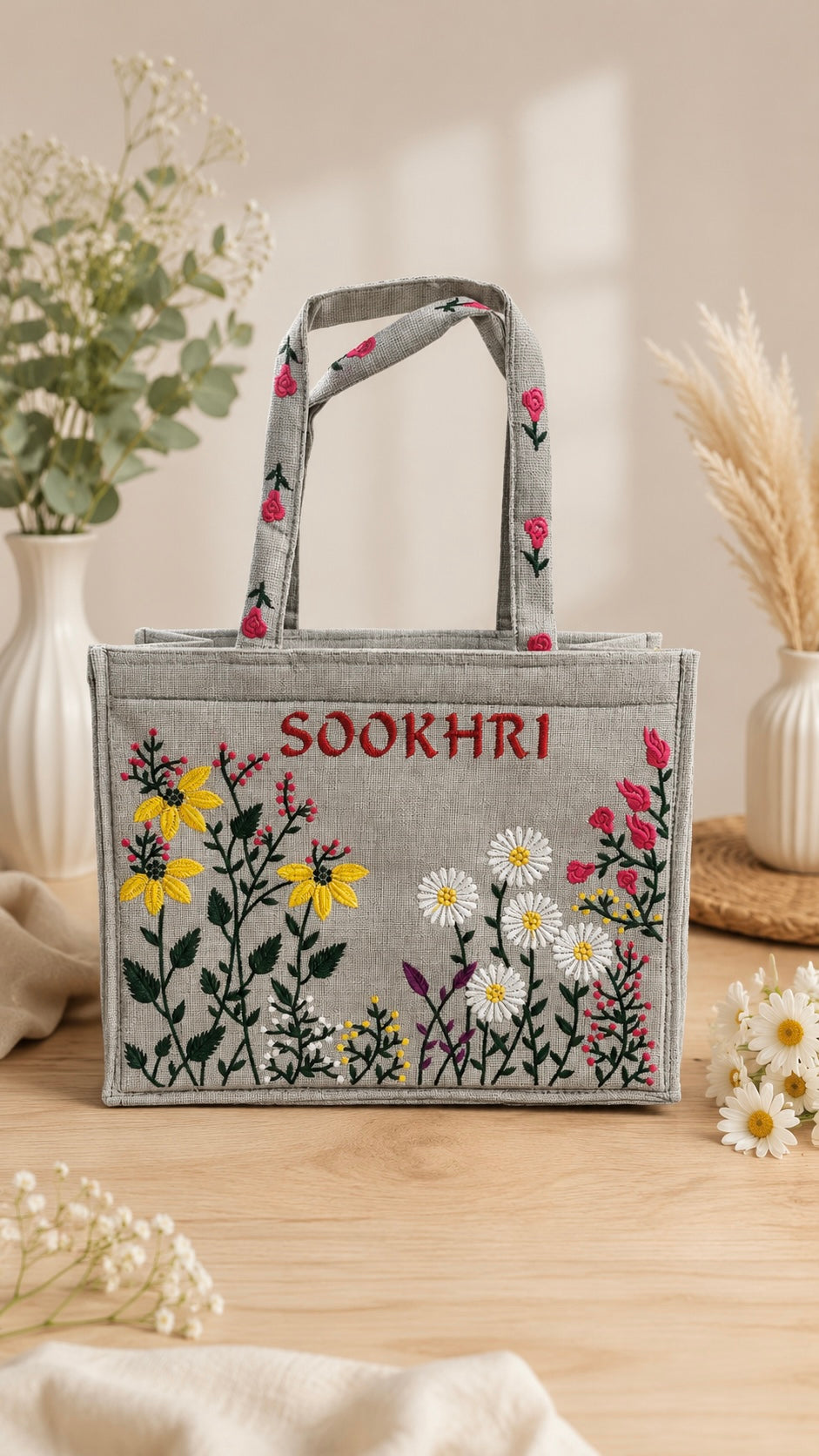 Original Sookhri Jute Fabric Handbags 👜