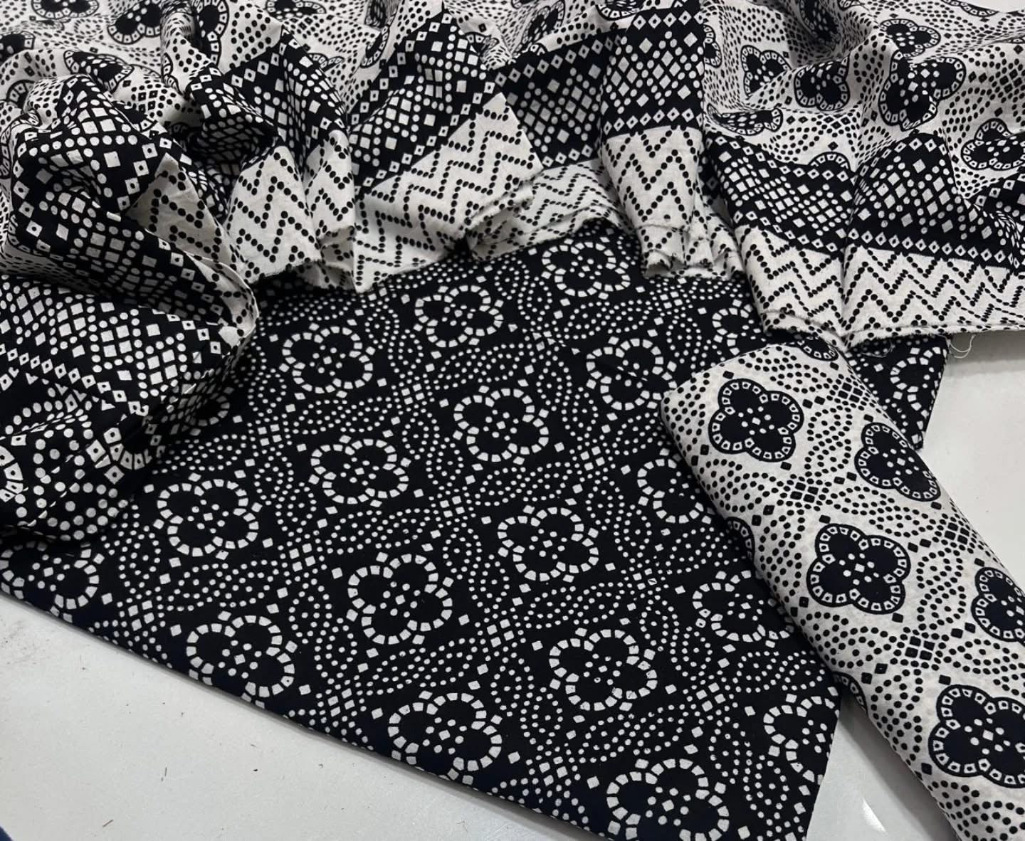 Ajrak Block Print Cotton Dresses