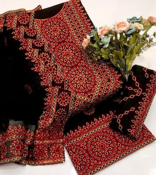 Balochi Arri Machine Embroidered 3pc Dresses