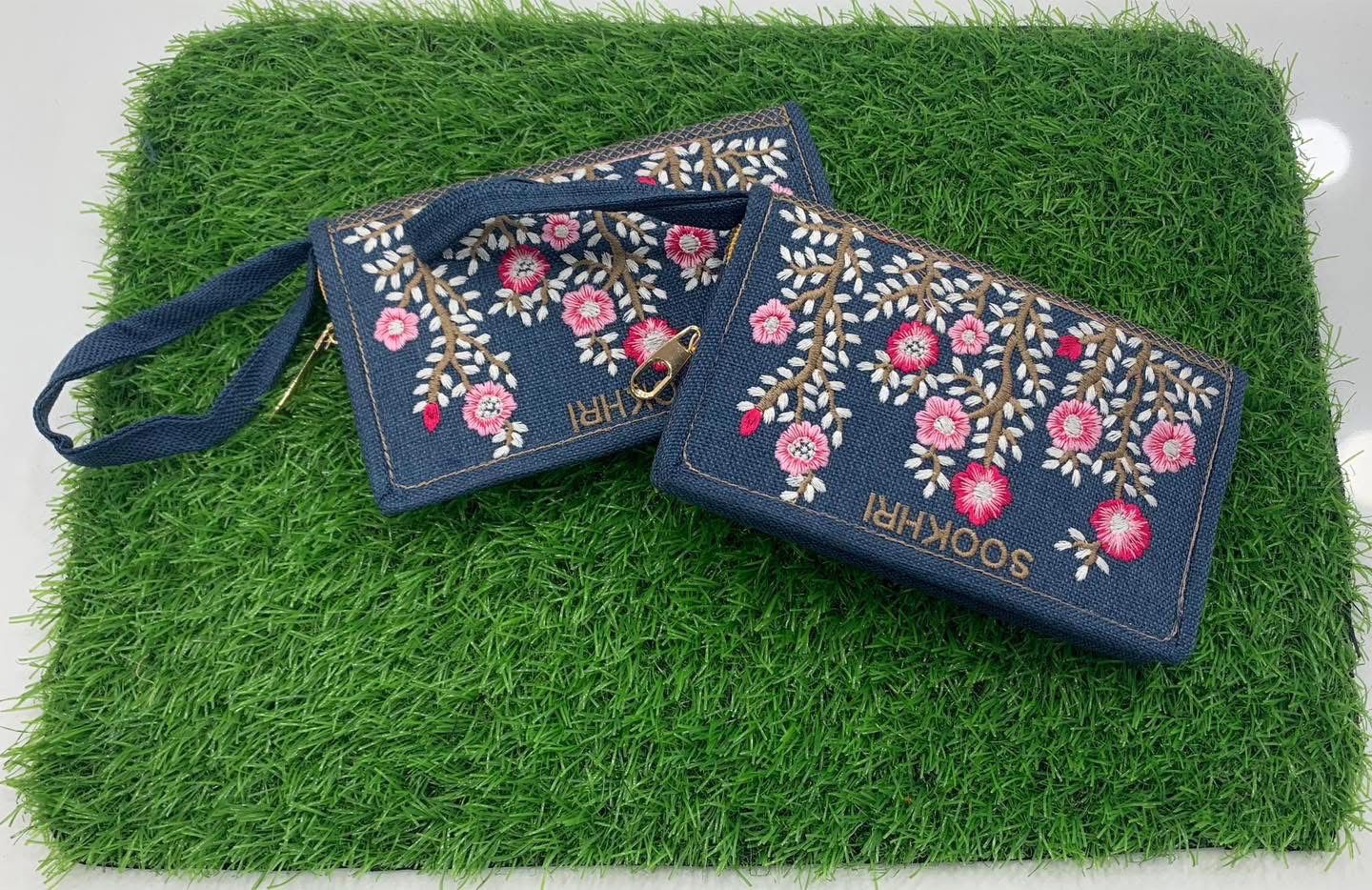 Traditional Embroidered Clutches 2pcs