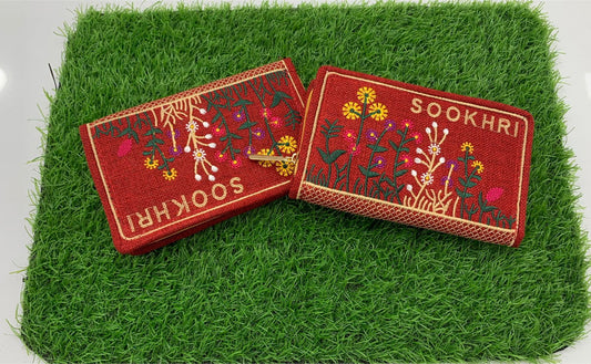 Traditional Embroidered Clutches 2pcs