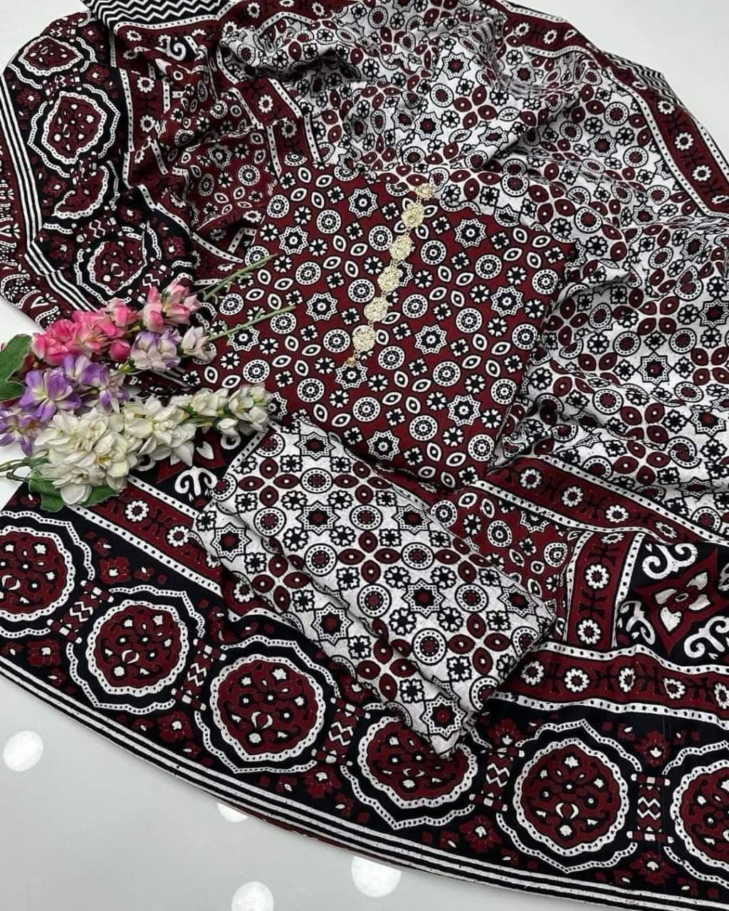Ajrak Block Print Dresses