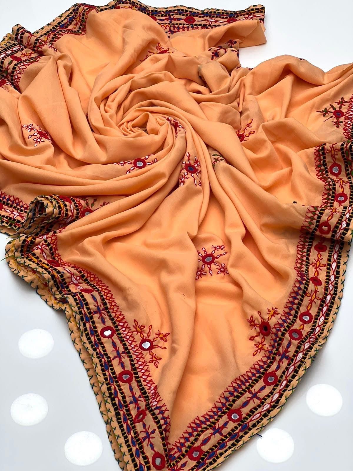 Fancy Balochi Four Side Heavy Border Needle Handwork Ladies Chadders