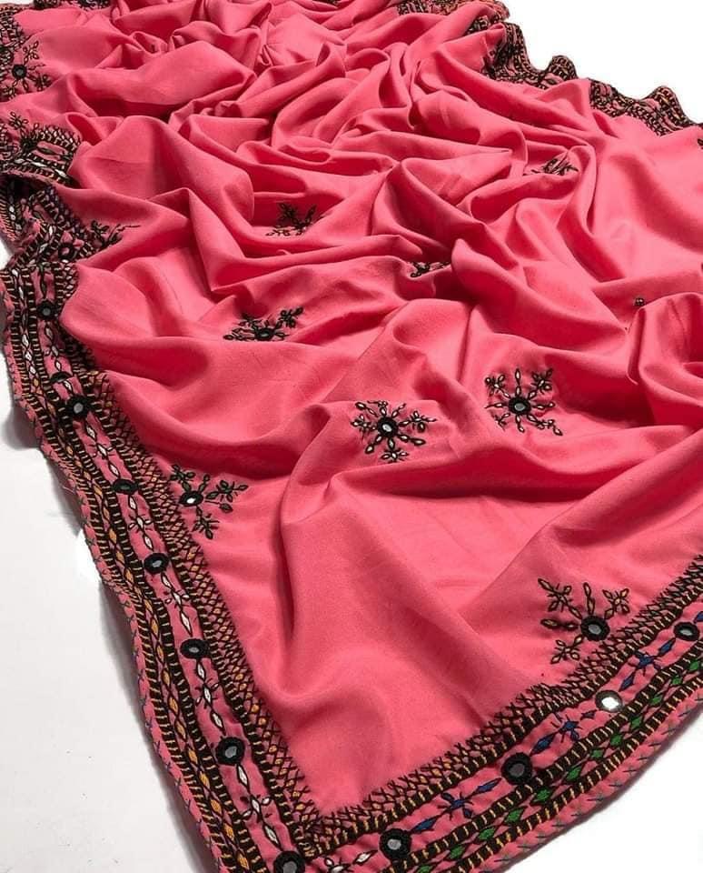 Fancy Balochi Four Side Heavy Border Needle Handwork Ladies Chadders