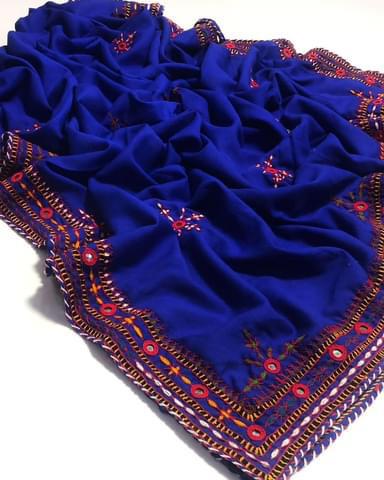 Fancy Balochi Four Side Heavy Border Needle Handwork Ladies Chadders