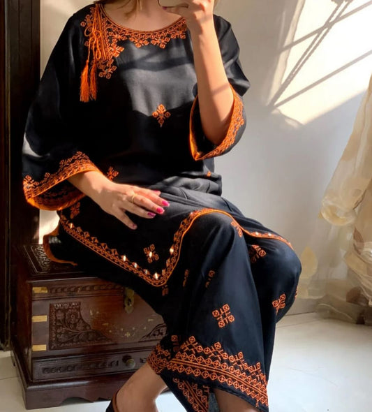 Anghrakha Embroidered 3pc Dress 👗