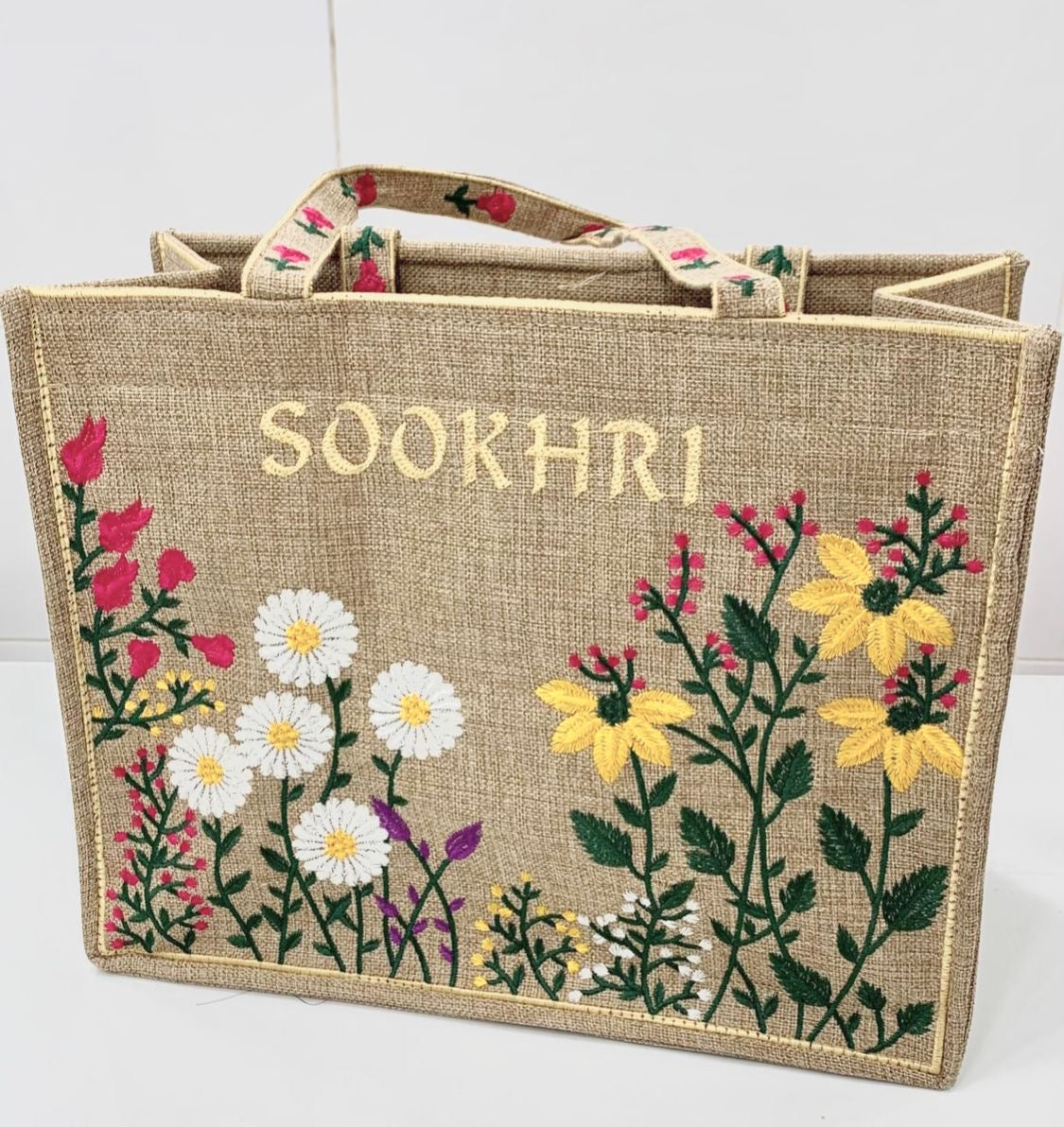 Original Sookhri Jute Fabric Handbags 👜