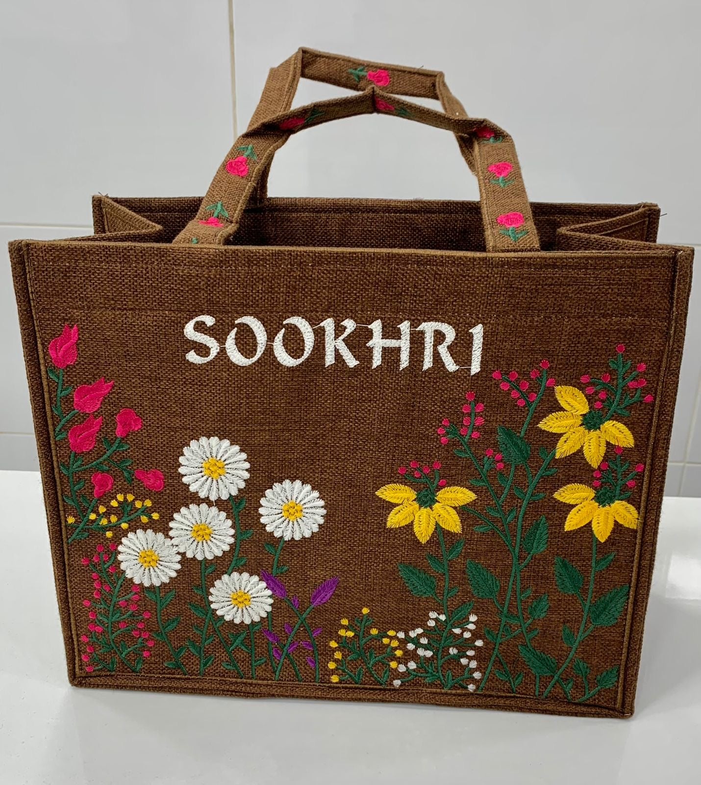 Original Sookhri Jute Fabric Handbags 👜
