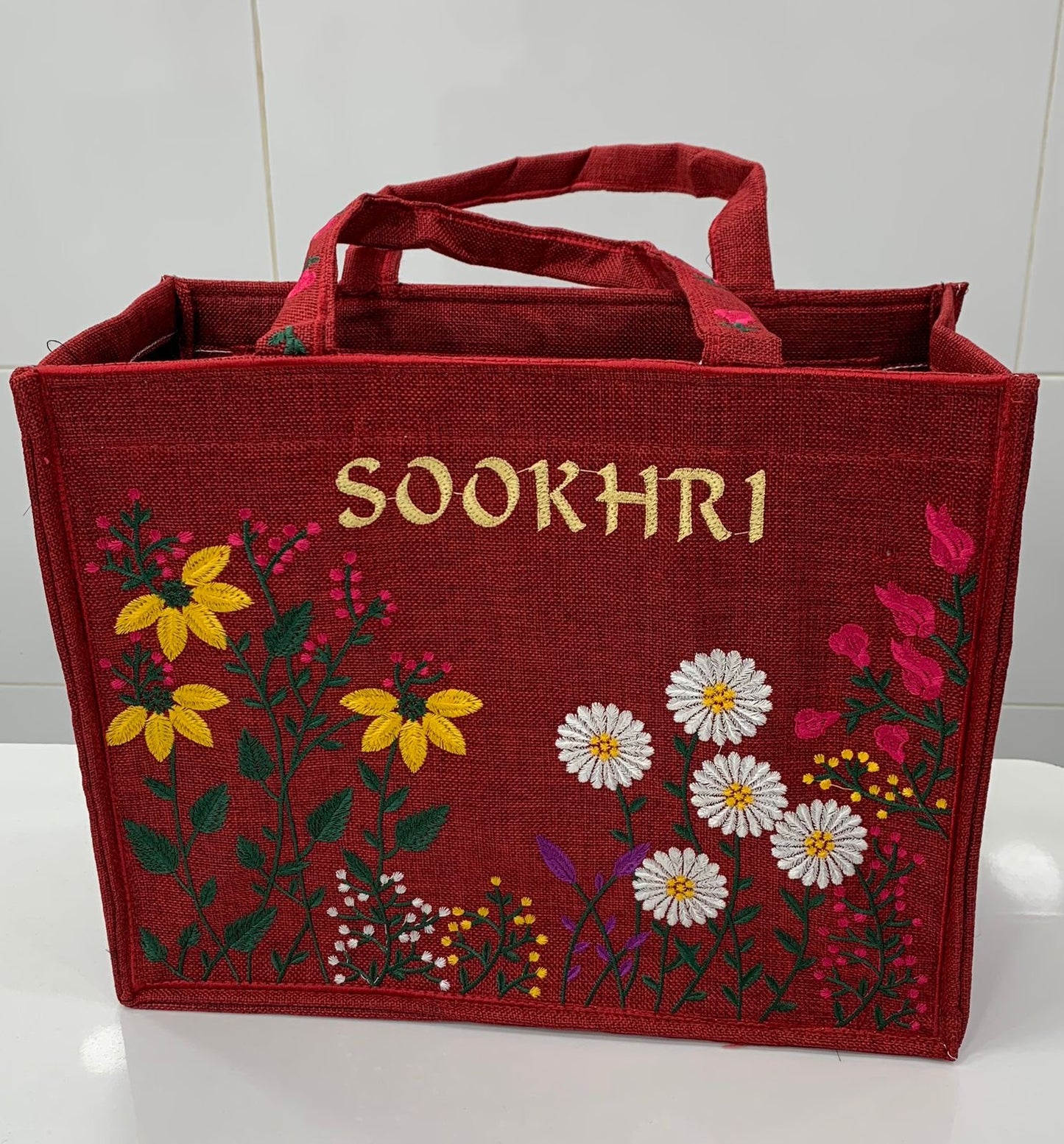Original Sookhri Jute Fabric Handbags 👜